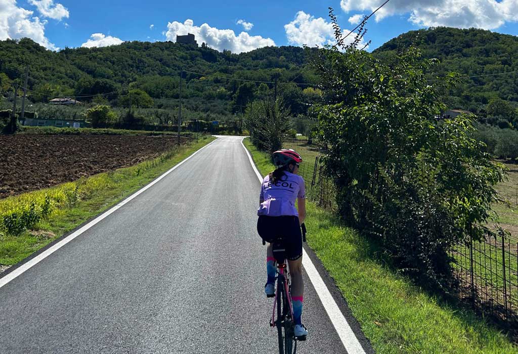 Routes for cycling alone